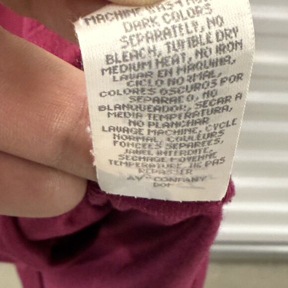 Vintage Vanity Fair Nightgown Women Medium Maroon Soft Comfort Barrel Sleeve - Picture 13 of 13